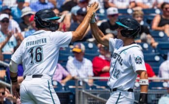 Coastal Carolina gana 24º consecutivo, en la cima de Arizona en el primer partido de MCWS