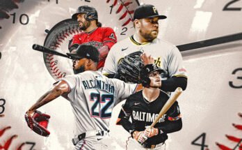 Eugenio Suárez, Sandy Alcantara, David Bednar y Ryan O'Hearn se encuentran entre los jugadores que podrían estar en movimiento para ayudar a un competidor el próximo mes. (James Pawelczyk / Yahoo Sports)