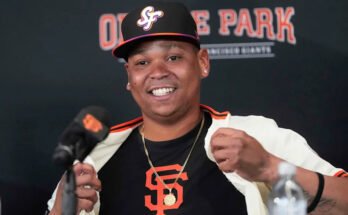Se espera que Rafael Devers comience su carrera gigante como un aroma designado de San Francisco. (AP Photo / Jeff Chiu)