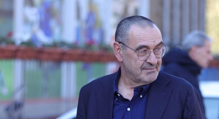 Florencia, Italia - 29 de enero: Maurizio Sarri durante el