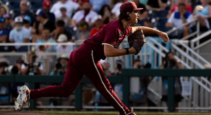 Diez de los mejores prospectos de recuperación de MLB que saber en el torneo de béisbol de la NCAA 2025, titulado por Jamie Arnold
