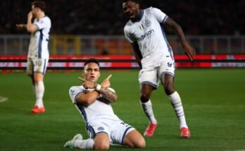 Lautaro Martinez Marcus Thuram Inter Milán
