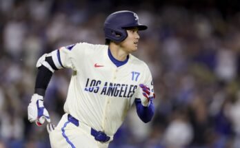 Shohei Ohtani golpea dos circuitos contra los Gigantes, terminando la sequía de 10 juegos
