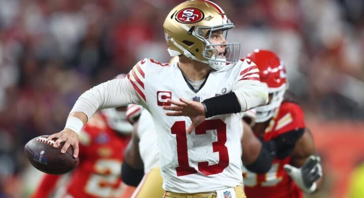 Cómo apostar en los 49ers en 2025: Odds du Super Bowl, ganar total, accesorios, mejor París, opción para San Francisco