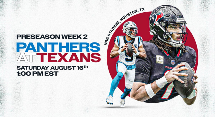 Dónde mirar hoy los tejanos contra los Panthers: canal de televisión, flujo en vivo