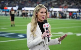 Laura Rutledge impresiona a los fanáticos de la NFL con un look de 'Monday Night Football'