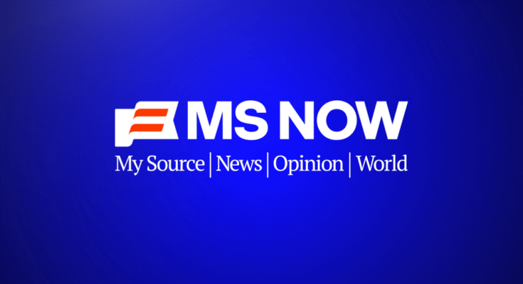 El nuevo nombre de MSNBC es MS ahora después de la división del lado nbcuniversal