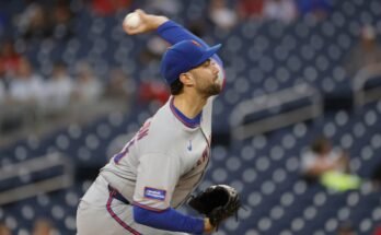 Mets Smack Homers, David Peterson ofrece ocho calores fuertes en 8-1 victoria contra los Nacionales