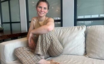 Amanda Knox en un hotel en West Hollywood.